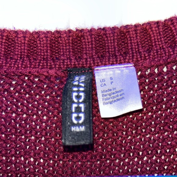 H&M Red Knit Sweater (Small) - Picture 3 of 4